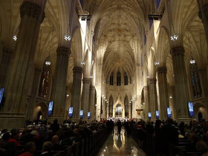 interior de la Catedral de San Patricio de Nueva York.