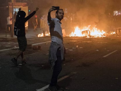 El móvil me llevó hasta la barricada