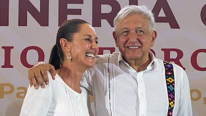 Claudia Sheinbaum y López Obrador