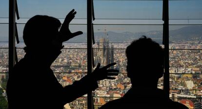 Nuevo mirador 360 grados de Torre Glóries, en Barcelona.