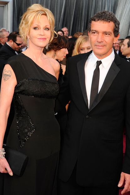 Melanie Griffith y Antonio Banderas es otra de las parejas que despiertan los anhelos de reconciliación entre sus seguidores.