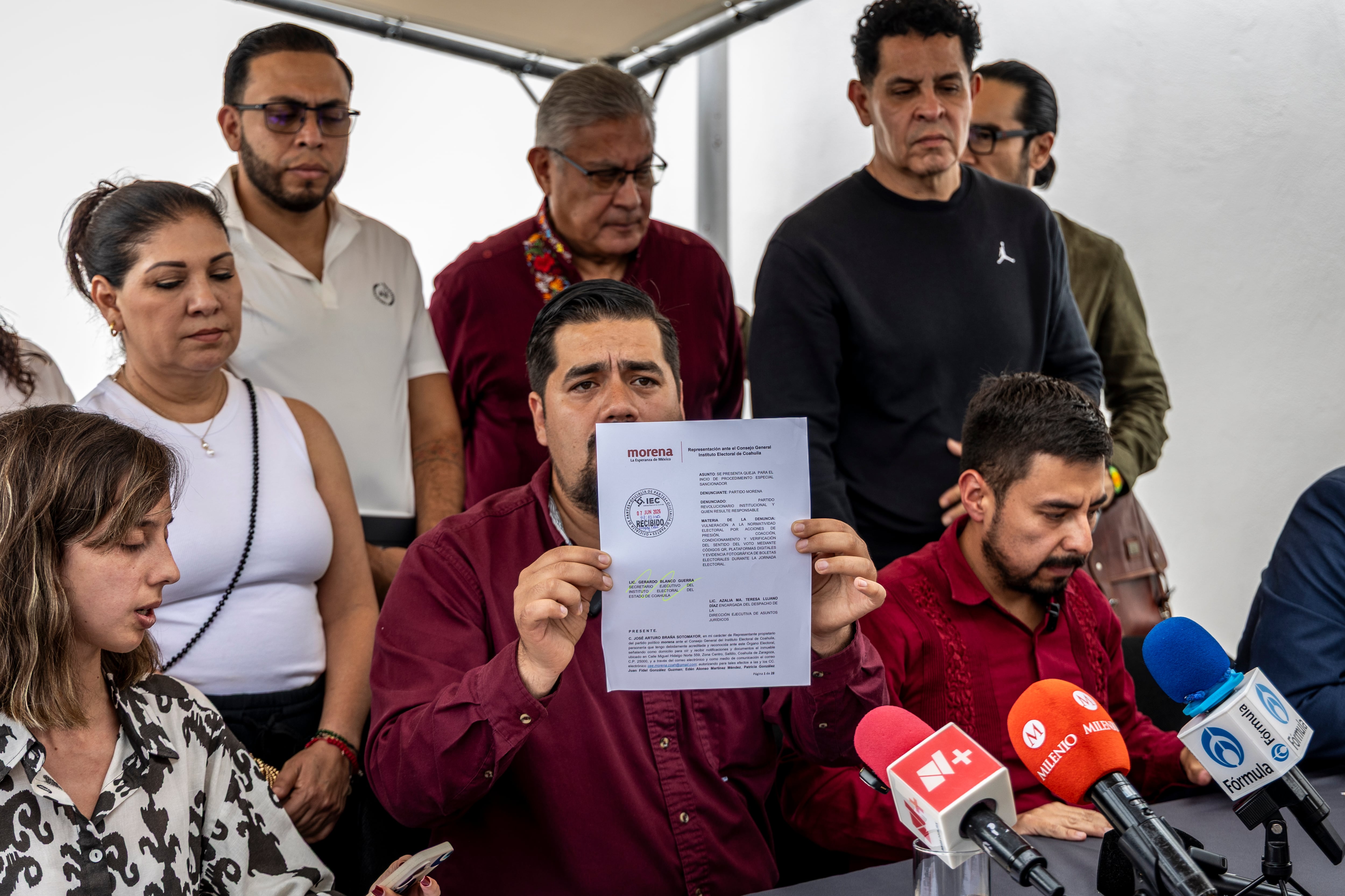 Diego del Bosque, Presidente del Comité Ejecutivo Estatal de Morena, en Coahuila.