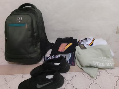 Prendas compradas por Luis Ángel Suárez antes de desaparecer.