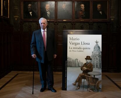 Mario Vargas Llosa, en la presentación en Madrid de su nuevo libro.