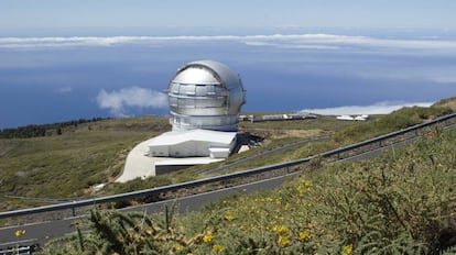 Gran Telescopio Canarias (GTC), situado en El Roque de Los Muchachos (La Palma)