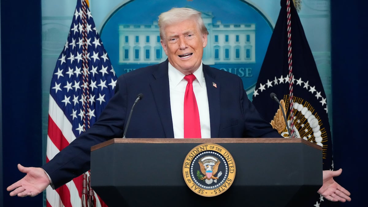 The US president exaggerated his achievements with a rambling speech at the White House in which he defended his immigration policy