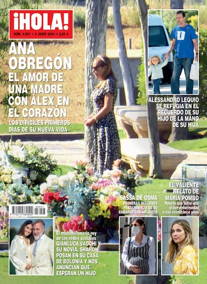 Ana Obregón, en la portada de '¡Hola!'