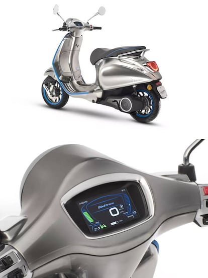 La nueva Vespa Elettrica contará con una gran pantalla TFT como cuadro de mandos