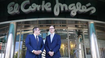 Victor del Pozo, consejero delegado, y Jes&uacute;s Nu&ntilde;o de la Rosa, presidente de El Corte Ingl&eacute;s.