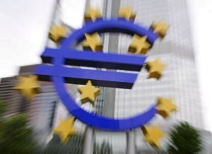 Imagen del símbolo del euro. EFE/Archivo