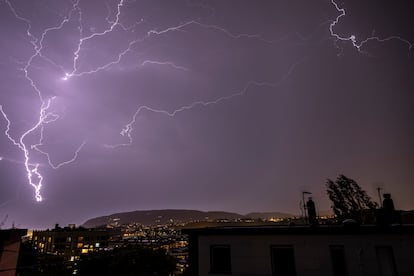 Tormenta en San Sebastián