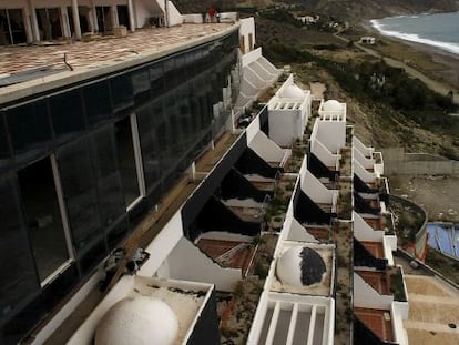 Hotel ubicado en el paraje de El Algarrobico. 