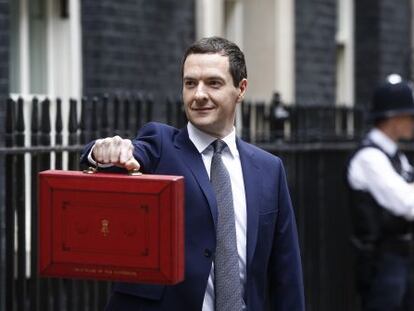 George Osborne este mi&eacute;rcoles en Downing Street. 