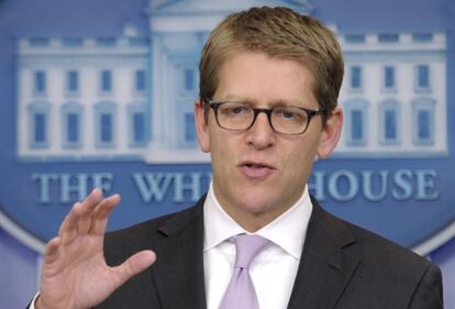 El portavoz de la Casa Blanca, Jay Carney.