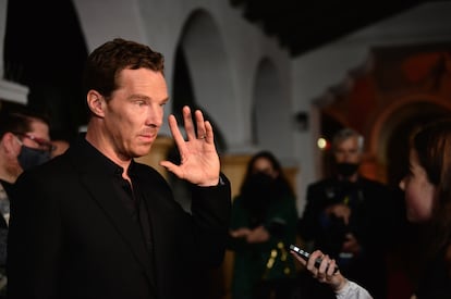 El actor Benedict Cumberbatch, durante el Festival Internacional de Cine de Santa Bárbara, el 9 de marzo de 2022.