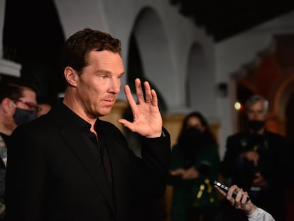 El actor Benedict Cumberbatch, durante el Festival Internacional de Cine de Santa Bárbara, el 9 de marzo de 2022.