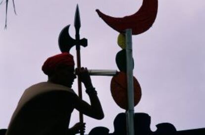 Un defensor del castillo otomano en la batalla de Lepanto en Barlovento (La Palma).