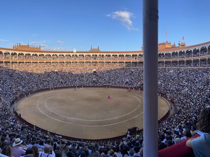 Lleno en la plaza de Las Ventas, el pasado 12 de octubre.