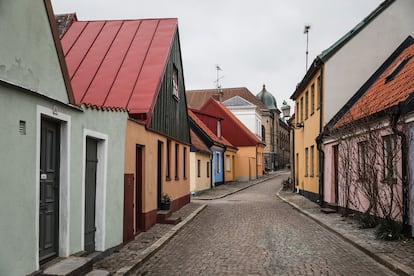 Una de las calles de Ystad.