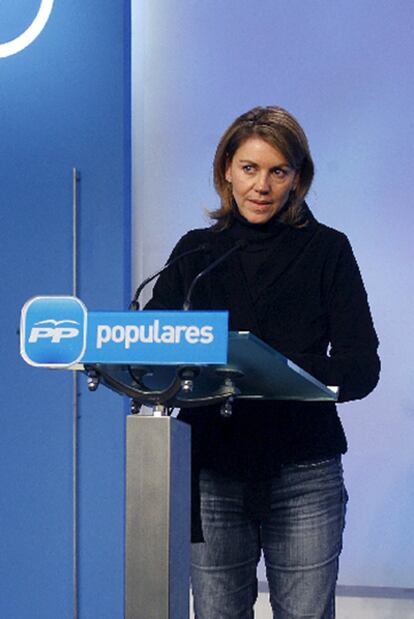 Dolores de Cospedal, secretaria general del PP.