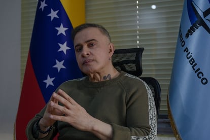 Tarek William Saab en la sede del Ministerio Público en Caracas (Venezuela).