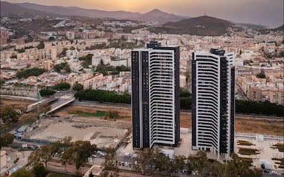 Imagen aérea de las Torres Martiricos en Málaga