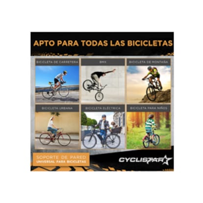 Apto para todas las bicis