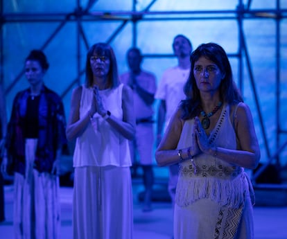 Una activitat de Paneurhythmy al Festival de la Consciència