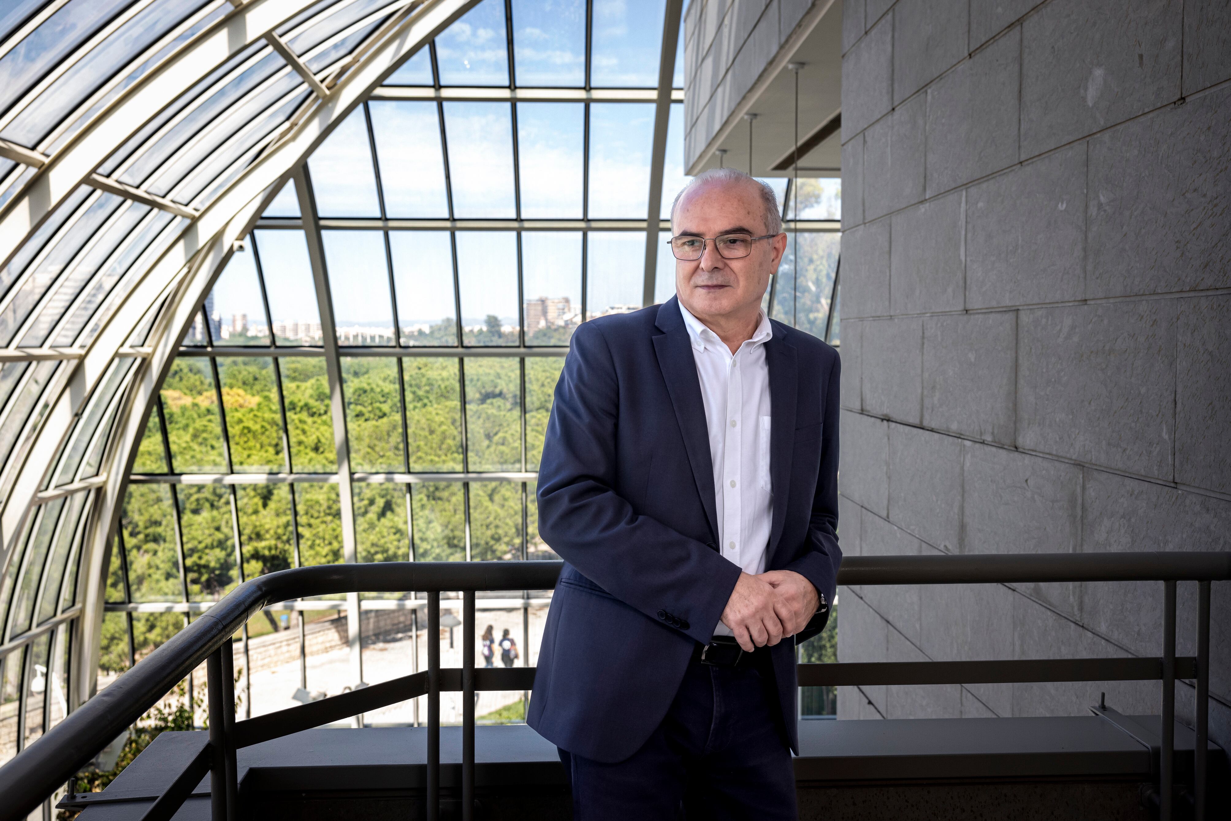 Vicent Llimerá, director del Palau de la Música de Valencia, en el audutorio, esta pasada semana.