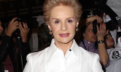 La diseñadora Carolina Herrera.