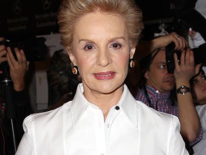 La diseñadora Carolina Herrera.