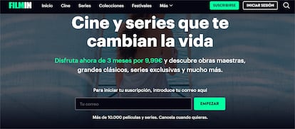Promoción de Filmin