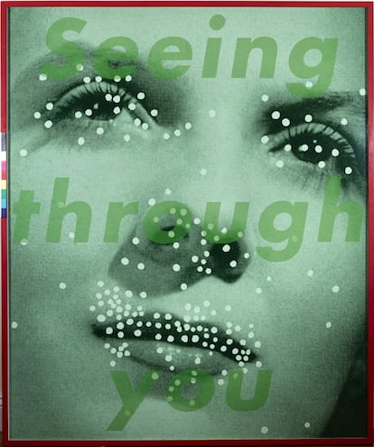 'Seeing through you', 2005. Barbara Kruger (Nueva Jersey, Estados Unidos, 1945).