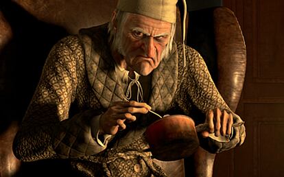 Ebeneezer Scrooge, propietario del piso de María.