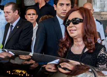 La presidenta argentina Cristina Fernández, en La Habana.