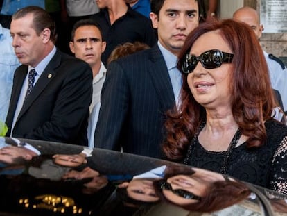 La presidenta argentina Cristina Fernández, en La Habana.