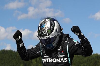 Valtteri Bottas celebra este domingo su victoria en el Gran Premio de Austria.