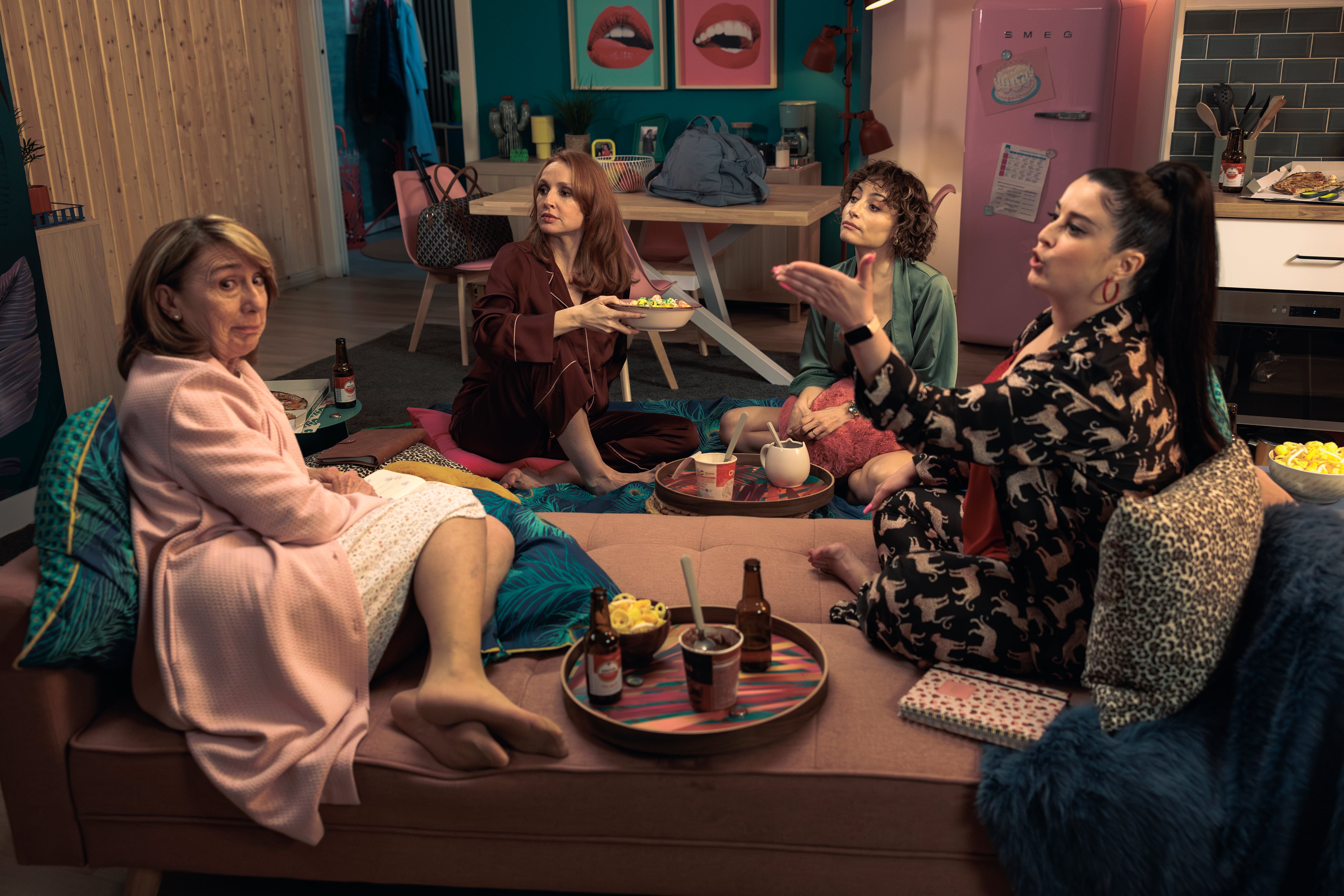 Gracia Olayo, Cristina Castaño, Marimar Vega y Teresa Cuesta, protagonistas de 'Nails'.