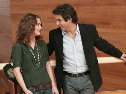 Dolores Fonzi y Ricardo Darín, protagonistas de <i>El aura.</i>