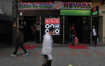 Fachada del salón de juego Nevada (Codere) en la calle Bravo Murillo de Madrid.