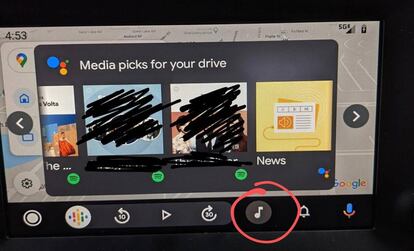Nuevo botón de Android Auto