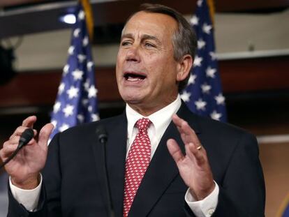 El portavoz de la Cámara de Representantes, John Boehner.