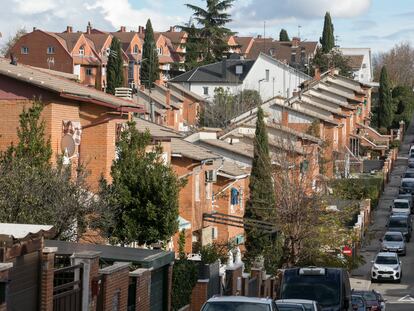 Viviendas unifamiliares en Pozuelo de Alarcón (Madrid), en 2020.