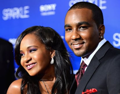 Bobbi Kristina Brown y Nick Gordon, en 2012.