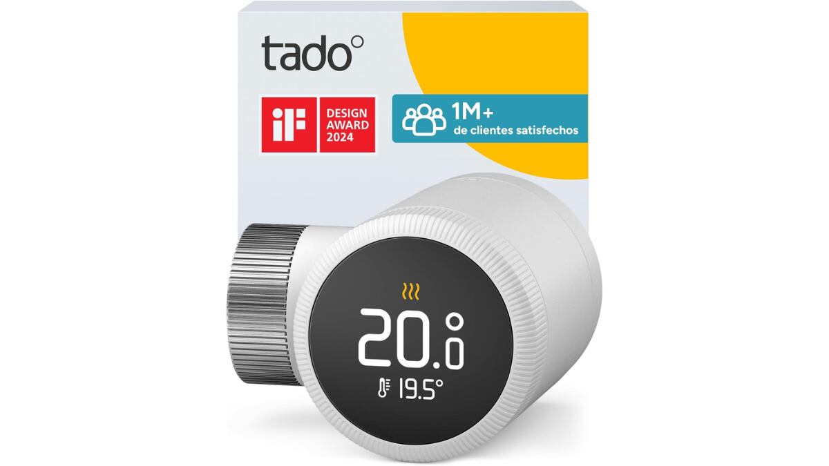 Termostato de radiador inteligente.