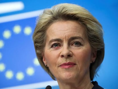 La presidenta de la Comisión Europea, Ursula Von der Leyen.