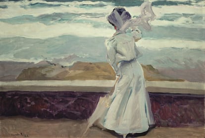 'Figura en blanco', de 1906, de Joaquín Sorolla.