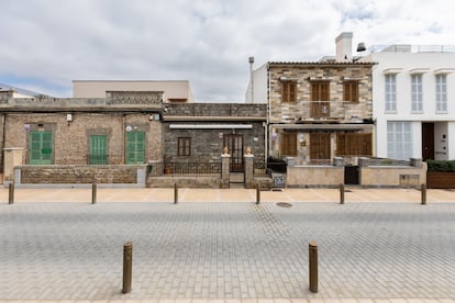 Casas en primera línea de playa de el barrio de El Molinar, en Palma (Mallorca).Francisco Ubilla