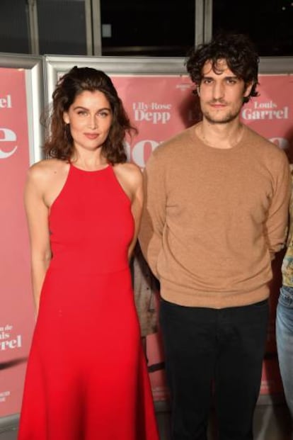 Laetitia Casta y Louis Garrel en la presentación en París de 'Un hombre fiel', en diciembre de 2018.