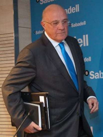 El presidente de Banco Sabadell, Josep Oliu. EFE/Archivo